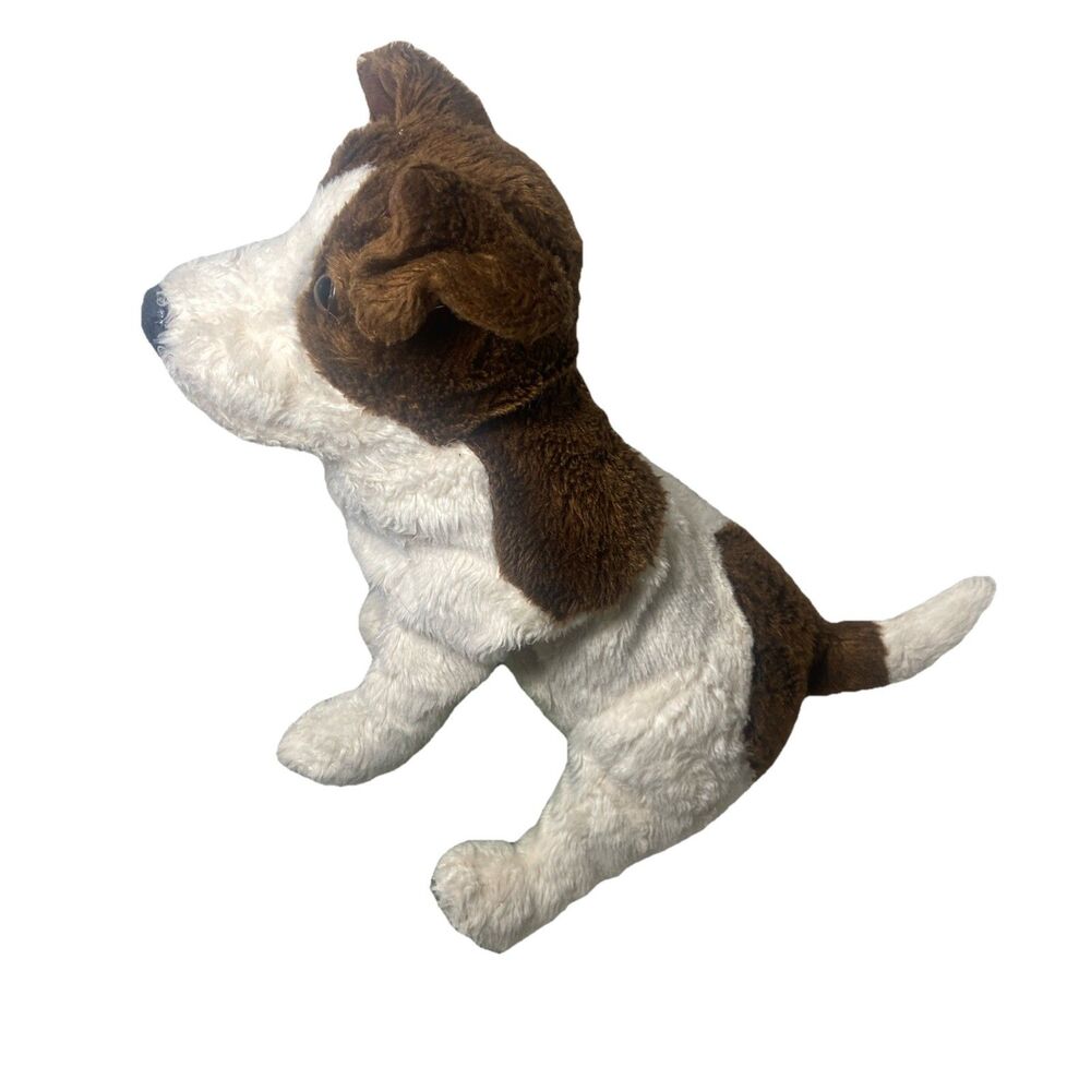 Folkmanis Jack Russell Terrier Dog Hand Puppet Plush Stuffed Animal Toy